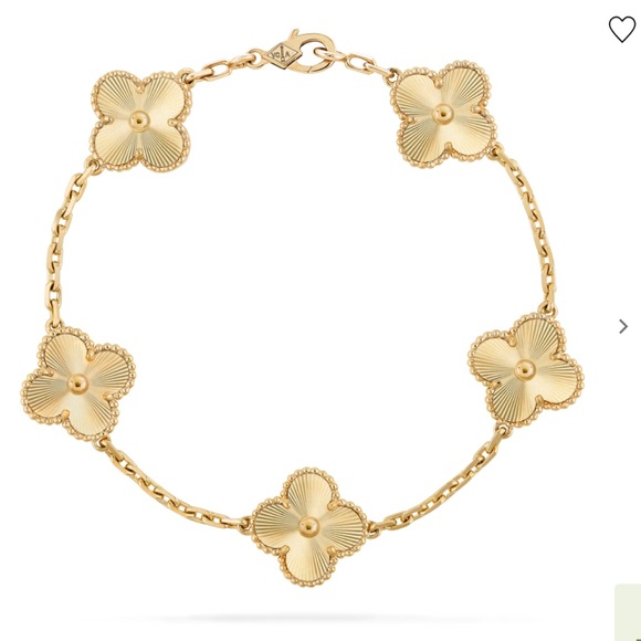 Gold Vintage Alhambra Bracelet - Picture 5 of 10